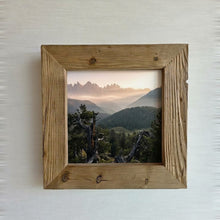 Altholz Bilderrahmen Loft Loftstyl Leinwandbilderrahmen 25 x 25 Gemälde Aquarell Keilrahmen Optik Alteiche