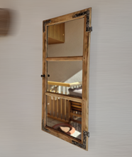 Altholz Spiegel Antiko S2138 Fensterspiegel Eiche optik