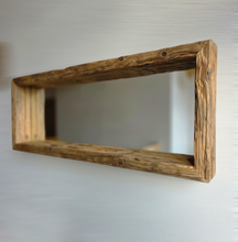 Panoramaspiegel Dekospiegel Loftspiege S2239 Spiegelregal Regal Spiegel Altholz Badspiegel optik Alteiche