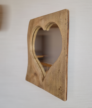 Altholz Spiegel Herzspiegel S2145 Wandspiegel Einzelstück