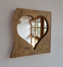Altholz Spiegel Herzspiegel S2145 Wandspiegel Einzelstück