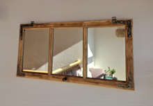 Altholz Spiegel Antiko S2138 Fensterspiegel Eiche optik