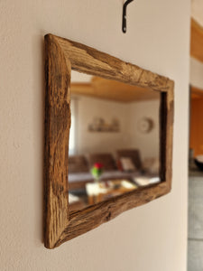 Altholz Spiegel alteiche  S2128 Arber  Bayerischen Wald unikat upcycling nachhaltig
