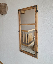 Altholz Spiegel Antiko S2172 Fensterspiegel Eiche optik
