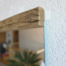 Altholz Spiegel  S2282 Alter Dielenboden einer alten Bauernstube upcycling nachhaltig Badspiegel Wohnspiegel Wandspiegel