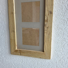 Altholz Bilderrahmen alte Bohlen  3 fach Rahmen Loftausführung Galerie Rahmen