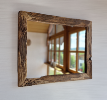Altholz Spiegel S2129 antik Wandspiegel Alteiche 50 x 60 Badspiegel Altholzspiegel