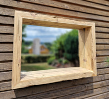 Altholz Spiegel Loftspiegel SL 002 massiv (Anfertigung ) aus Gerüstbohlen Loft