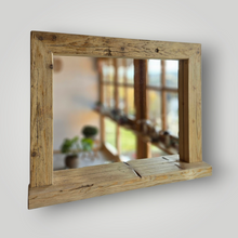 Spiegel alte Bohlen S2201 Badspiegel mit Ablage Altholz