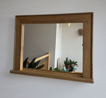 Spiegel alte Eiche S2223 Badspiegel mit Ablage Eiche alter ca 1750 Altholz einzigartig historisch