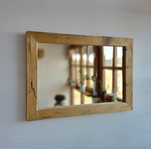 Altholz Spiegel  S2277 Alter Boden einer alten Bauernstube upcycling nachhaltigü