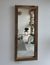 Altholz Spiegel S2231 antik Wandspiegel Alteiche Garderobenspiegel Groß Ganzköperspiegel