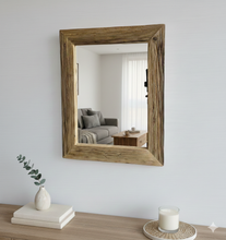 Altholz Spiegel Loftspiegel massiv S2258 Badspiegel 40 x 50  Wandspiegel
