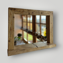 Spiegel alte Bohlen S2201 Badspiegel mit Ablage Altholz