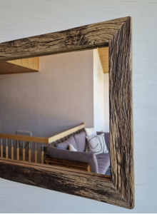 Altholz Spiegel alteiche  S2131 Arber  Bayerischen Wald unikat upcycling nachhaltig