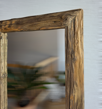 Altholz Spiegel  S2215 Alter Dielenboden einer alten Bauernstube upcycling nachhaltig Badspiegel Wohnspiegel Wandspiegel