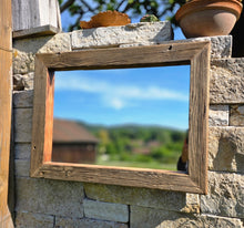 Altholz Spiegel S2307 Spiegel sonnenverbrannt antik optik Alteiche