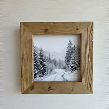 Altholz Bilderrahmen Loft Loftstyl Leinwandbilderrahmen 25 x 25 Gemälde Aquarell Keilrahmen Optik Alteiche