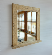 Spiegel alte Balken S2241 Badspiegel mit Ablage Altholz Altholzspiegel Holzspiegel Wandspiegel