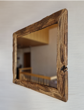 Altholz Spiegel S2129 antik Wandspiegel Alteiche 50 x 60 Badspiegel Altholzspiegel