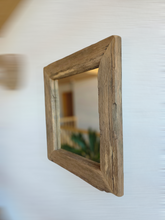 Altholz Spiegel alteiche  S2237 Arber  Bayerischen Wald 55x60 unikat upcycling nachhaltig Badspiegel