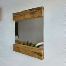 Altholz Spiegel  S2323 Alter Dielenboden einer alten Bauernstube upcycling nachhaltig Badspiegel Wohnspiegel Wandspiegel