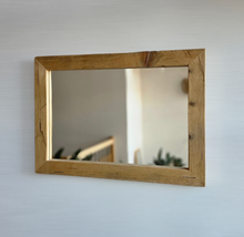 Altholz Spiegel  S2277 Alter Boden einer alten Bauernstube upcycling nachhaltigü