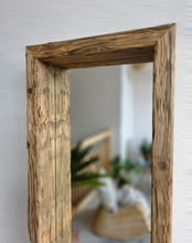 Panoramaspiegel Dekospiegel Loftspiege S2239 Spiegelregal Regal Spiegel Altholz Badspiegel optik Alteiche