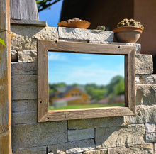 Altholz Spiegel S2307 Spiegel sonnenverbrannt antik optik Alteiche
