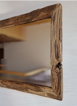 Altholz Spiegel S2129 antik Wandspiegel Alteiche 50 x 60 Badspiegel Altholzspiegel