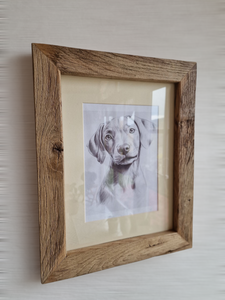 Bilderrahmen Altholz  B2044 Eiche  Alteiche 30 x 40 Altholzrahmen Holzrahmen Hochzeitsgeschenk Urkunde