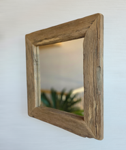 Altholz Spiegel alteiche  S2237 Arber  Bayerischen Wald 55x60 unikat upcycling nachhaltig Badspiegel