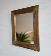 Altholz Spiegel S2236 Badspiegel 40 x 50 sonnenverbrannt  Wandspiegel Holzspiegel