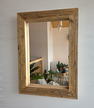 Altholz Spiegel Loftspiegel Schminkspiegel  S2225 aus Gerüstbohlen Loft