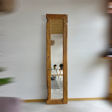 Ganzkörperspiegel aus Altholz – Rustikaler Standspiegel & Wandspiegel (170 x 41 cm) S2293 Ankleidespiegel groß