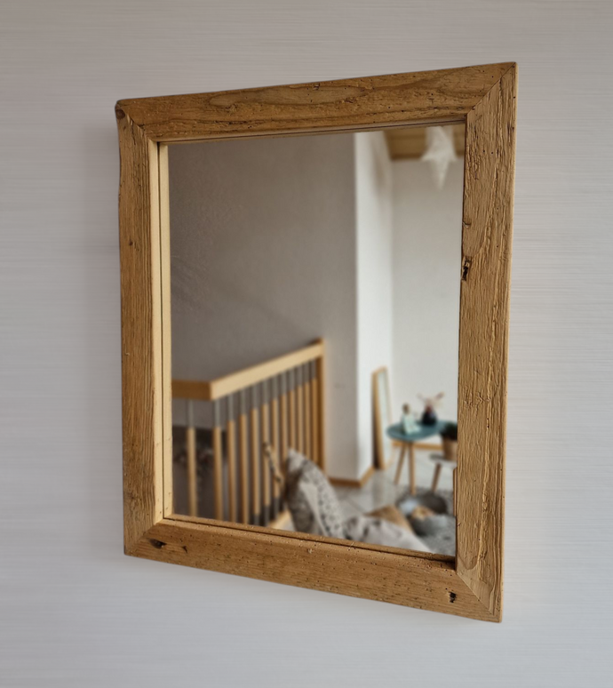 Altholz Spiegel alte Bretter S2171 Alter Boden 250jahre Wandspiegel Badspiegel Toilettenspiegel
