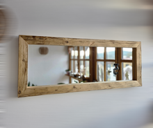 Altholz Spiegel Loftspiegel massiv S2234 Langspiegel Loft upcycling nachhaltig