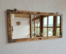 Altholz Spiegel Antiko S2172 Fensterspiegel Eiche optik
