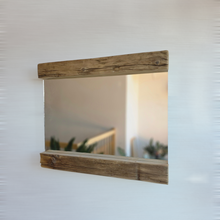 Altholz Spiegel  S2282 Alter Dielenboden einer alten Bauernstube upcycling nachhaltig Badspiegel Wohnspiegel Wandspiegel
