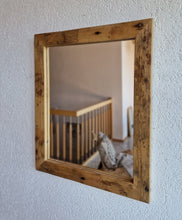 Altholz Spiegel  S2158 Alter Dielenboden einer alten Bauernstube upcycling nachhaltig Badspiegel Wohnspiegel Wandspiegel