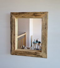 Altholz Spiegel Loftspiegel massiv S2165 aus Gerüstbohlen Loft upcycling nachhaltig8