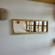 Panoramaspiegel Altholz Spiegel Antiko S2299  Langspiegel Ankleidespiegel Garderobenspiegel