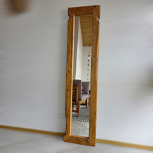 Ganzkörperspiegel aus Altholz – Rustikaler Standspiegel & Wandspiegel (170 x 41 cm) S2293 Ankleidespiegel groß