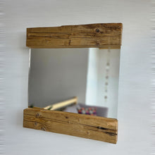 Altholz Spiegel  S2323 Alter Dielenboden einer alten Bauernstube upcycling nachhaltig Badspiegel Wohnspiegel Wandspiegel