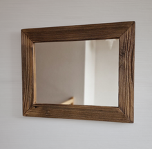 Altholz Spiegel Holzspiegel massiv S2181 aus alter Scheune upcycling nachhaltig