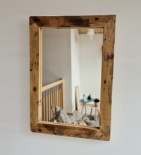 Altholz Spiegel  S2159 Alter Boden einer alten Bauernstube upcycling nachhaltigü