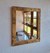 Altholz Spiegel  S2158 Alter Dielenboden einer alten Bauernstube upcycling nachhaltig Badspiegel Wohnspiegel Wandspiegel