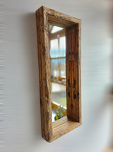 Panoramaspiegel Dekospiegel Loftspiege S2239 Spiegelregal Regal Spiegel Altholz Badspiegel optik Alteiche