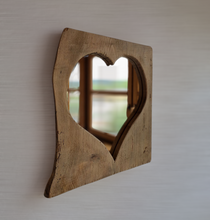 Altholz Spiegel Herzspiegel S2145 Wandspiegel Einzelstück