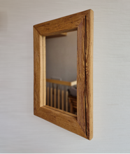 Altholz Spiegel  S2115 Alter Balken einer alten Bauernstube upcycling nachhaltig Badspiegel
